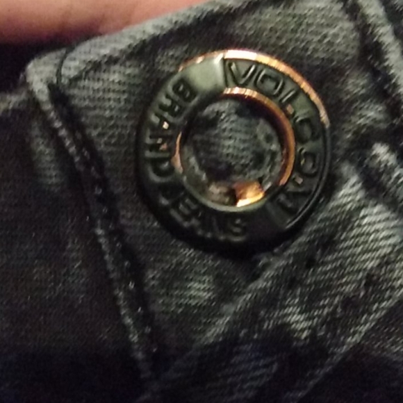 VOLCOM BRAND black jeans modern straight - Picture 6 of 6